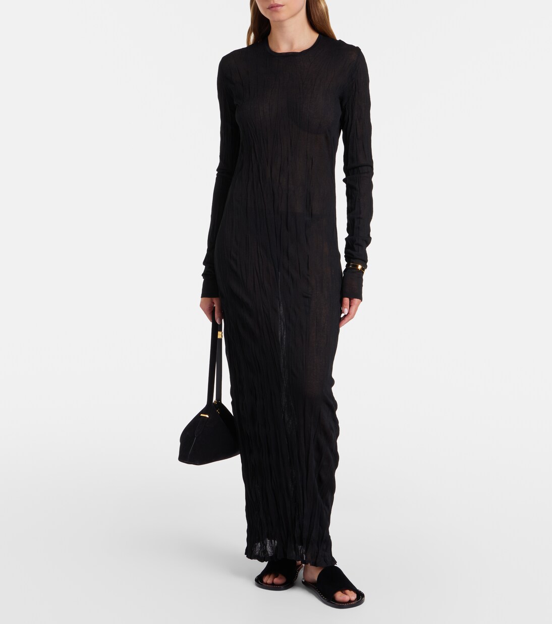 Studded velvet slides | Toteme