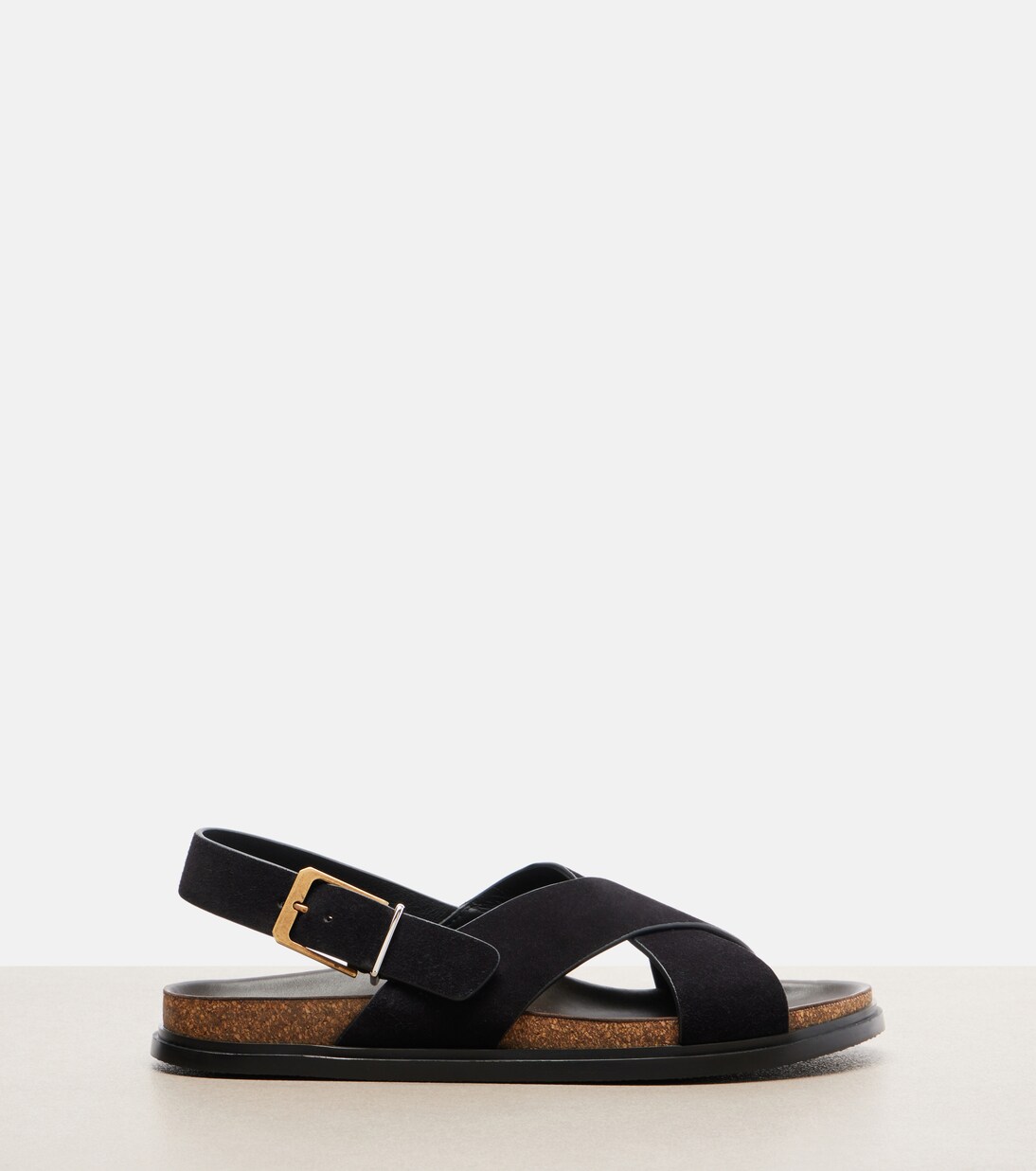 Sandales slingback Buckle en daim | The Row