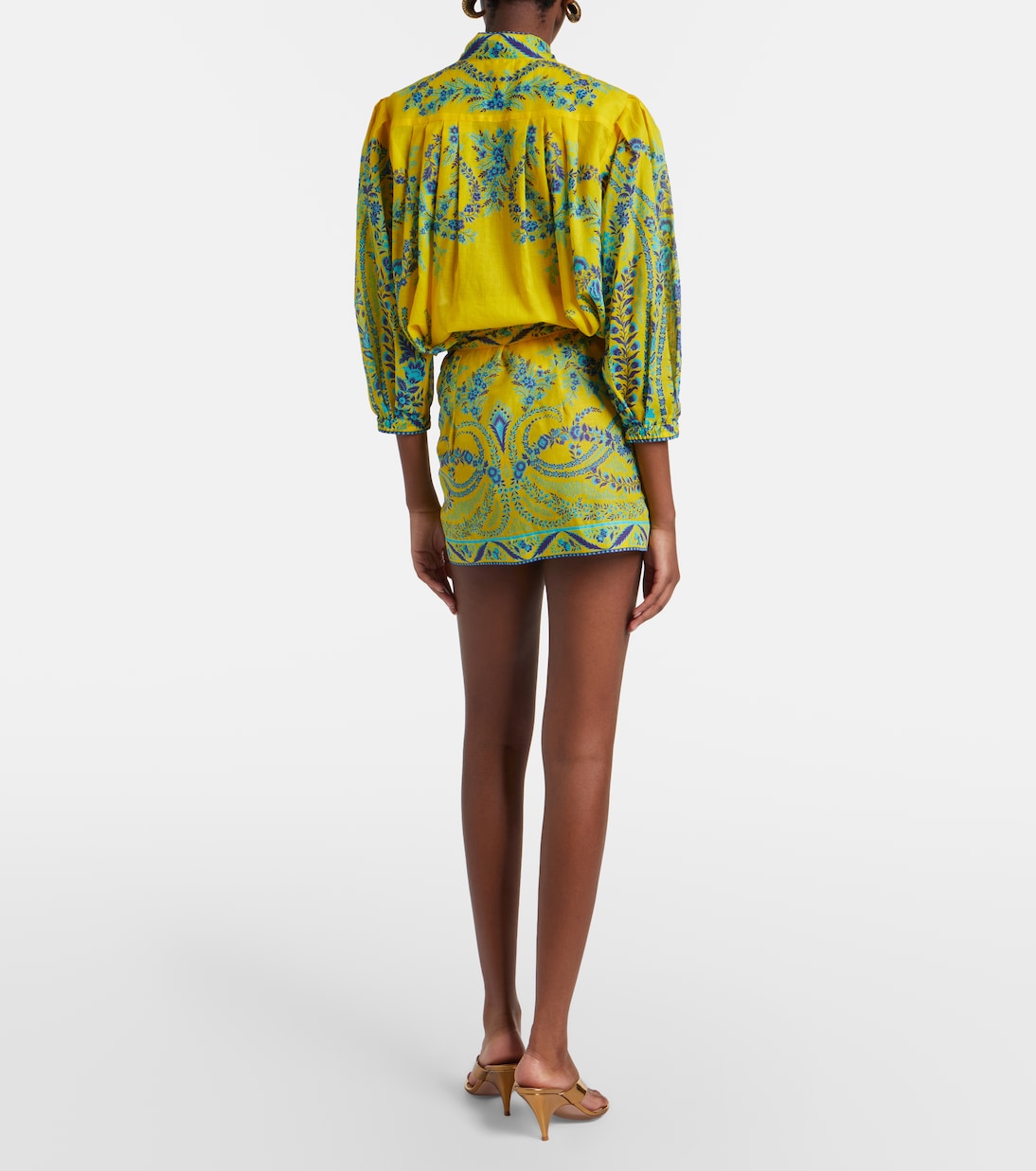 Floral cotton beach cover-up | Etro