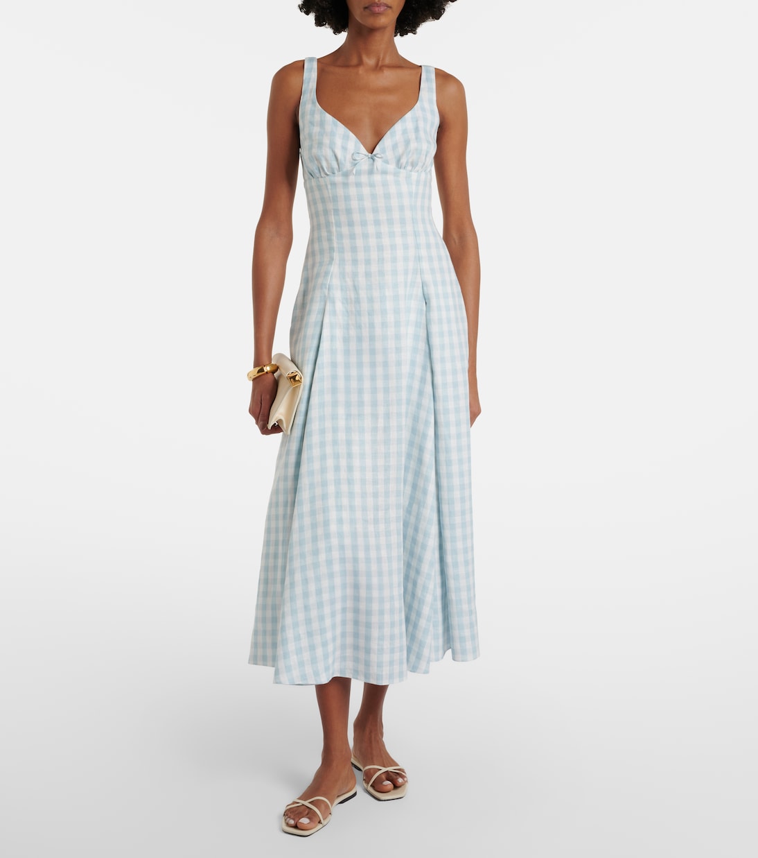 Midikleid Adalee aus Leinen | Faithfull