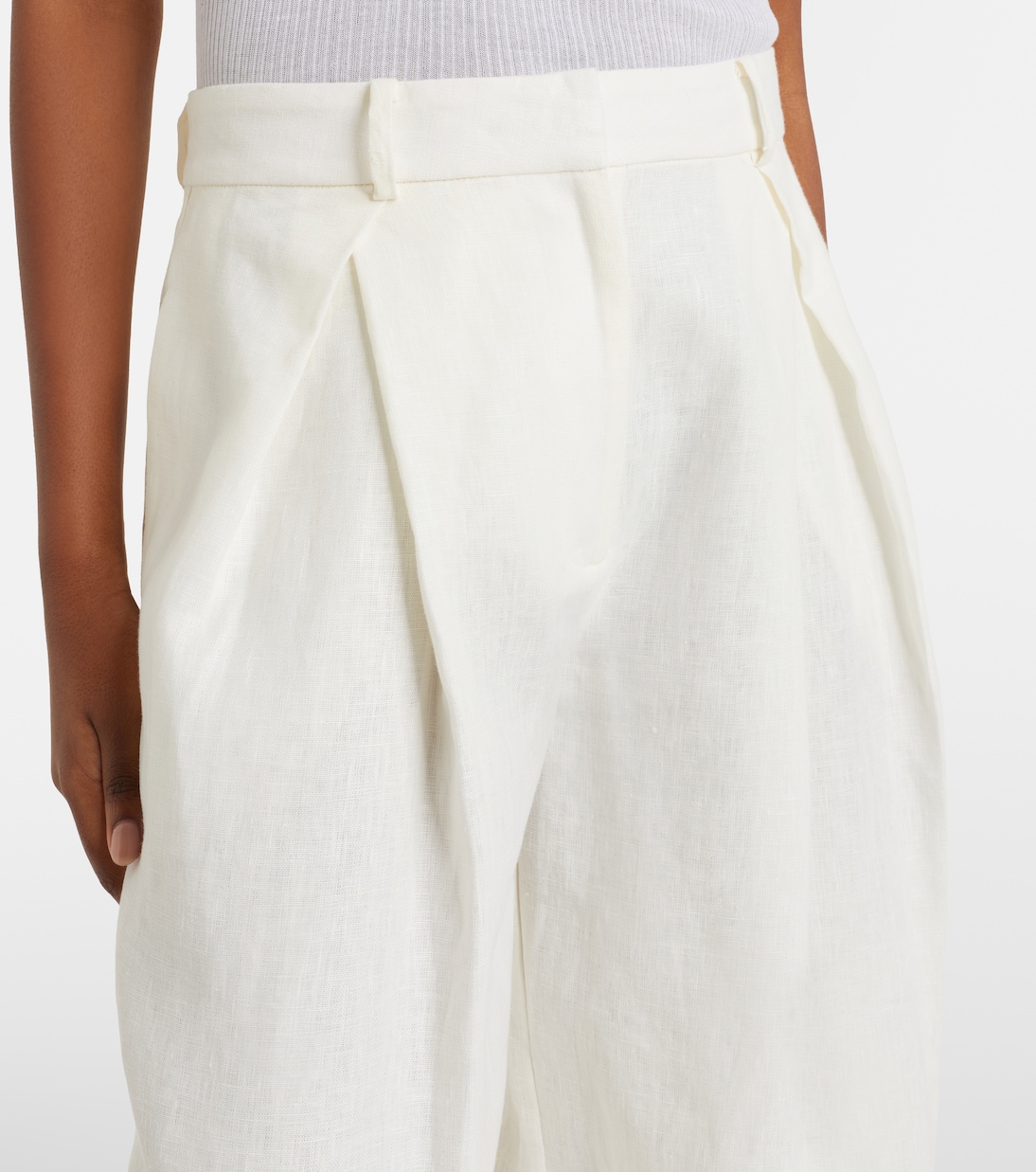 Weite Hose Sofia aus Leinen | Faithfull