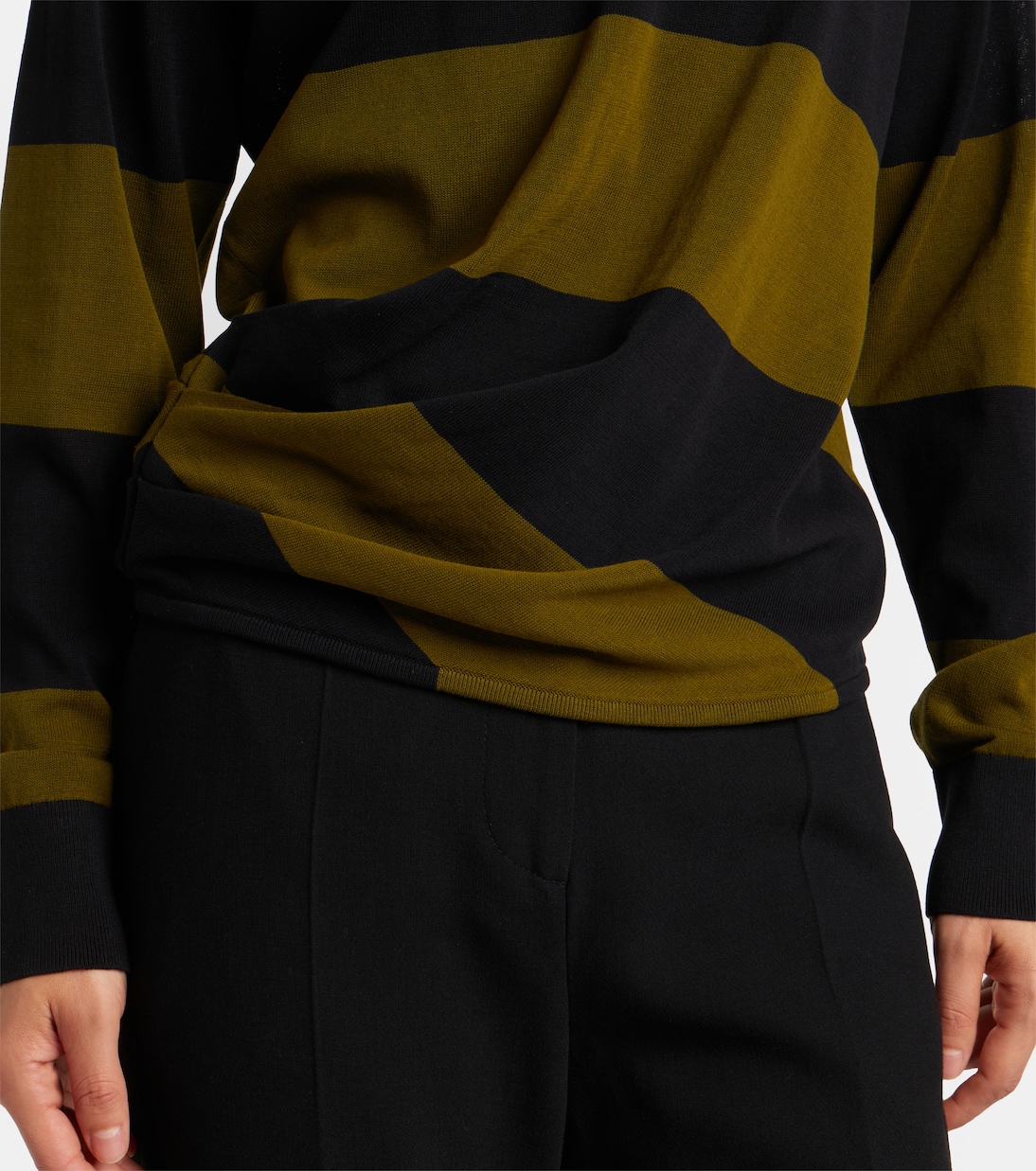 Corinna striped cotton polo shirt | Proenza Schouler