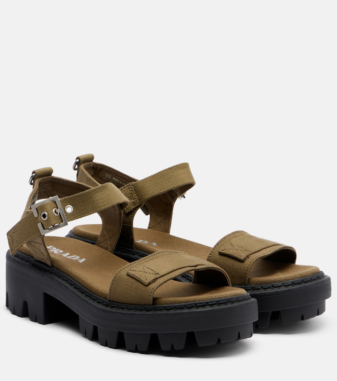 Sandalen aus Canvas | Prada