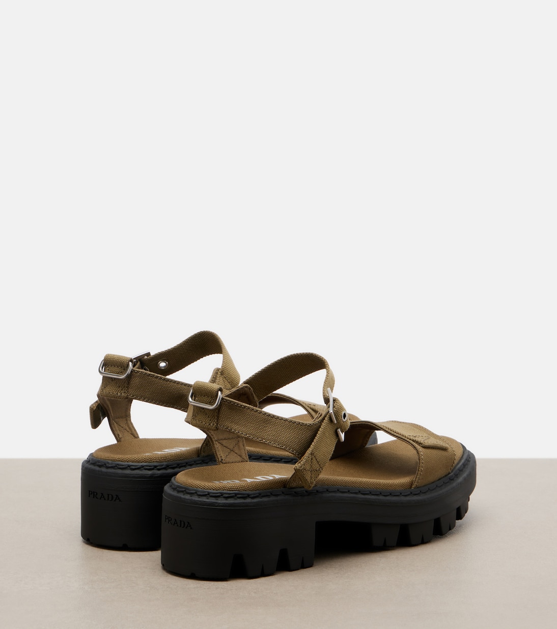 Sandalen aus Canvas | Prada