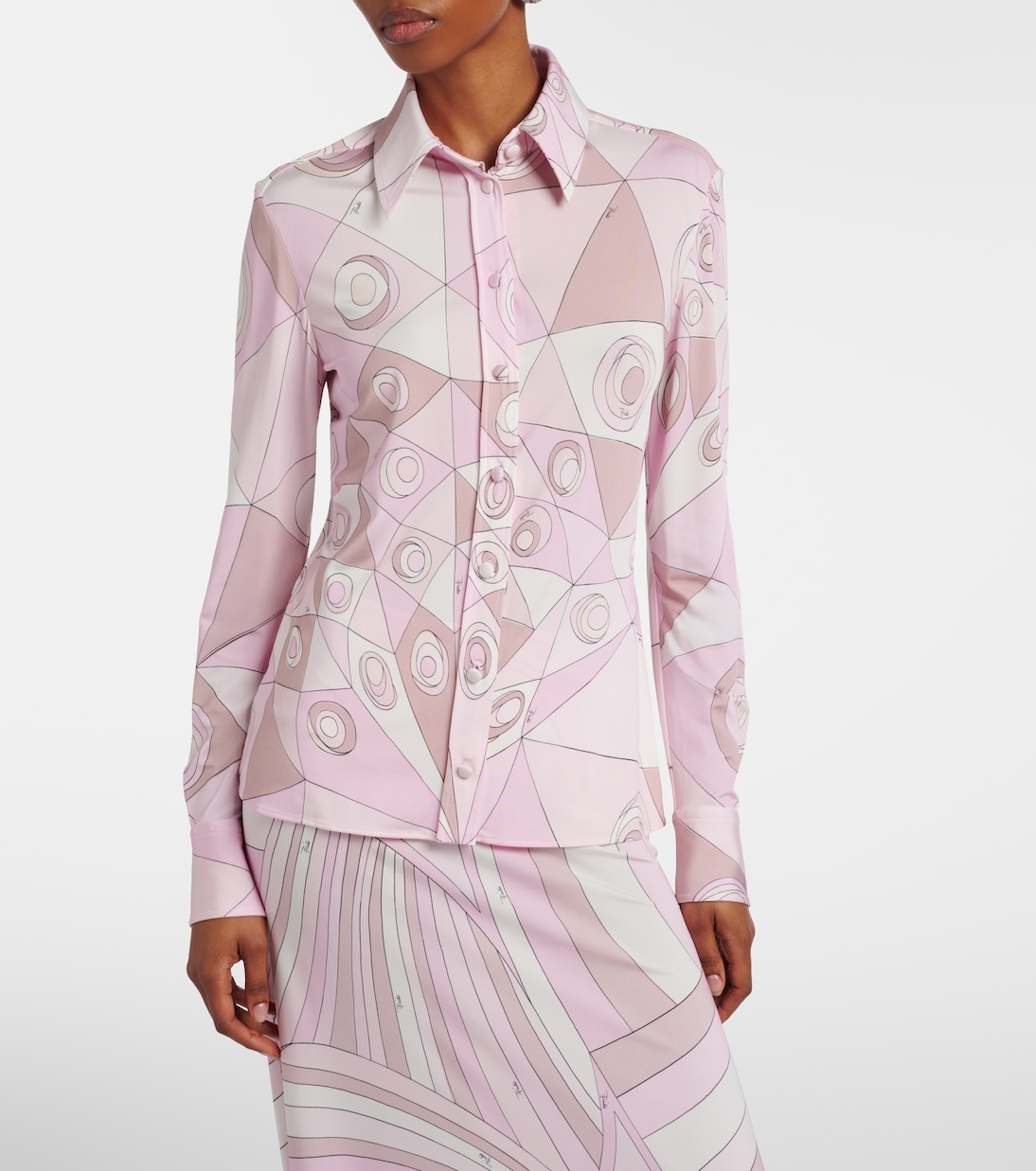 Occhi satin jersey shirt | Pucci