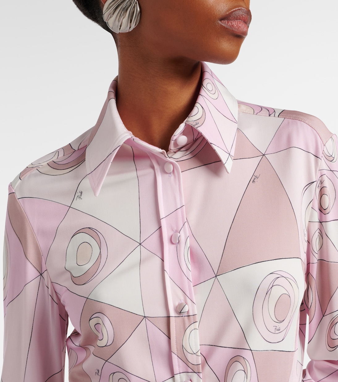Occhi satin jersey shirt | Pucci