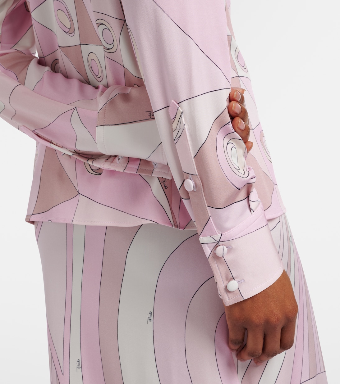 Occhi satin jersey shirt | Pucci