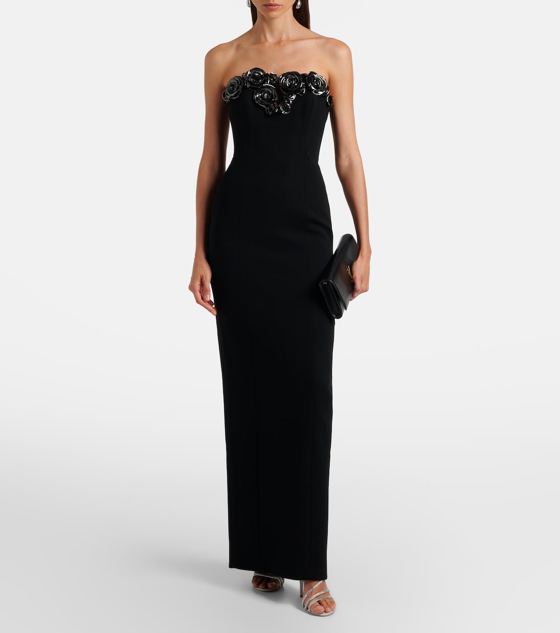Vestido de fiesta Mirage con aplique floral | Rachel Gilbert