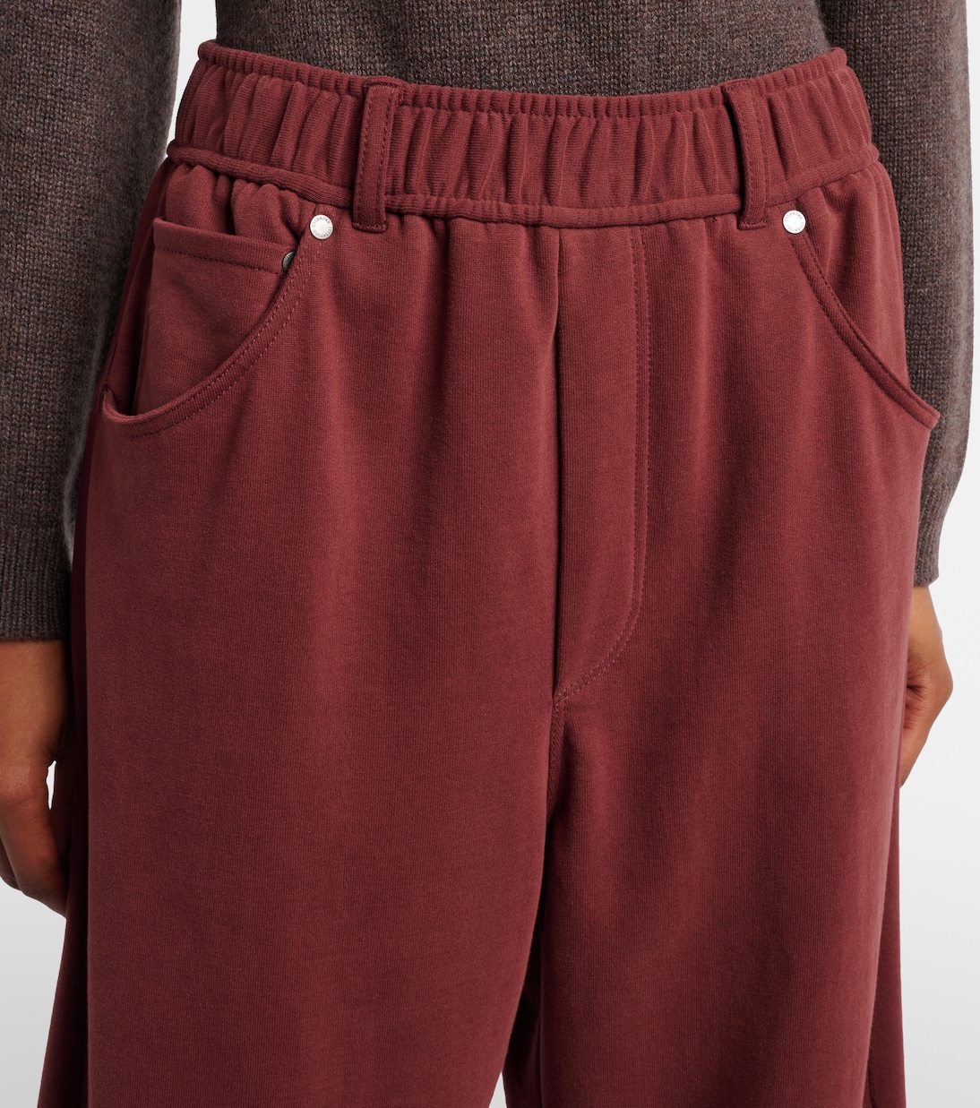 Cotton jersey sweatpants | Brunello Cucinelli