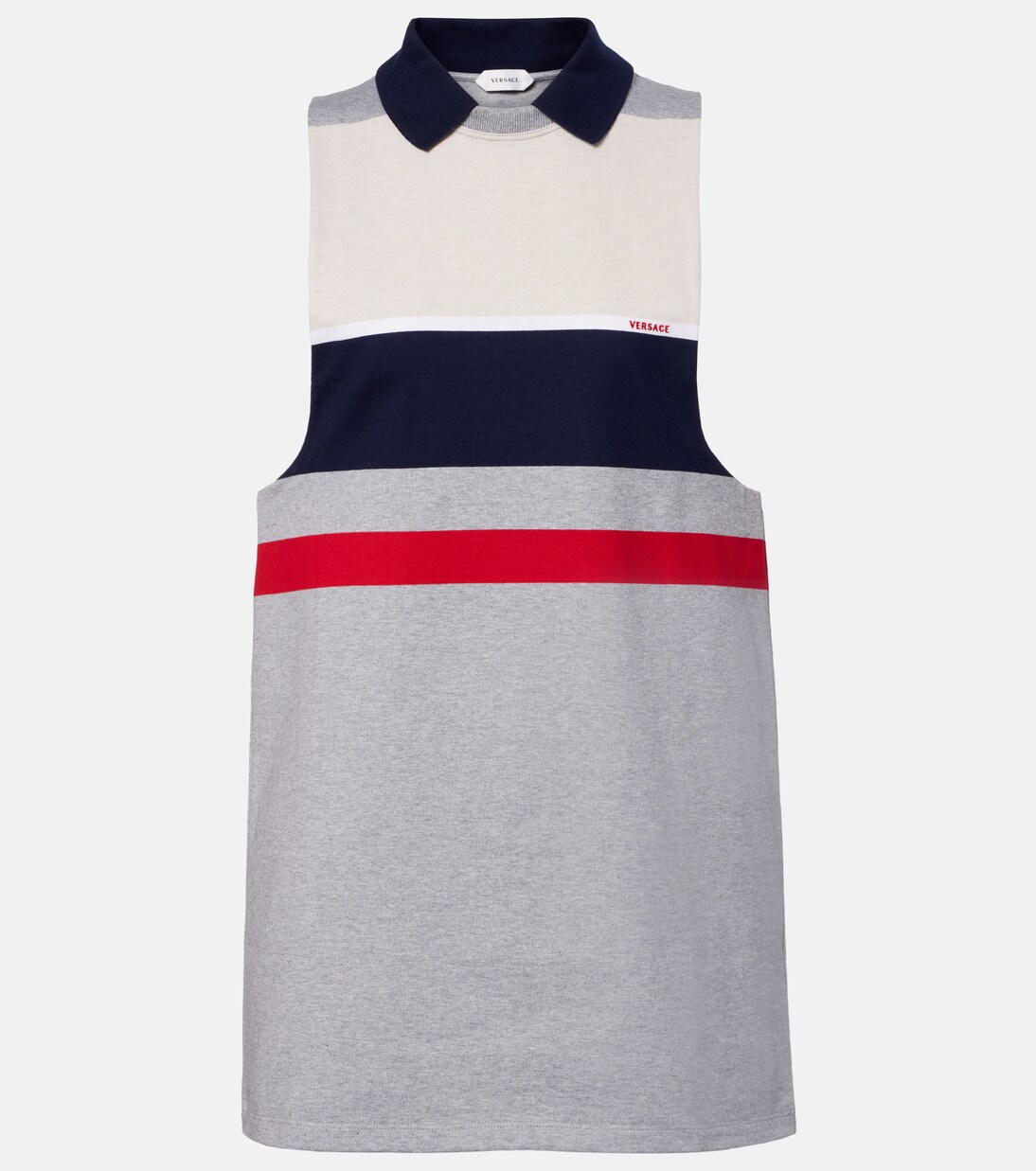 Striped cotton jersey sweatshirt | Versace