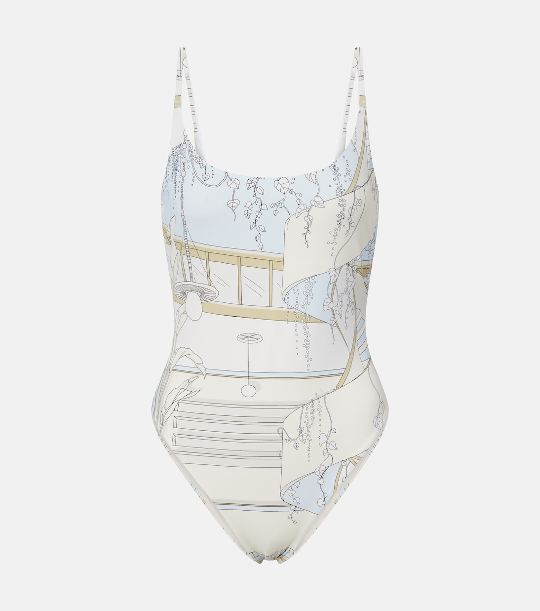 Printed swimsuit  | Tory Burch