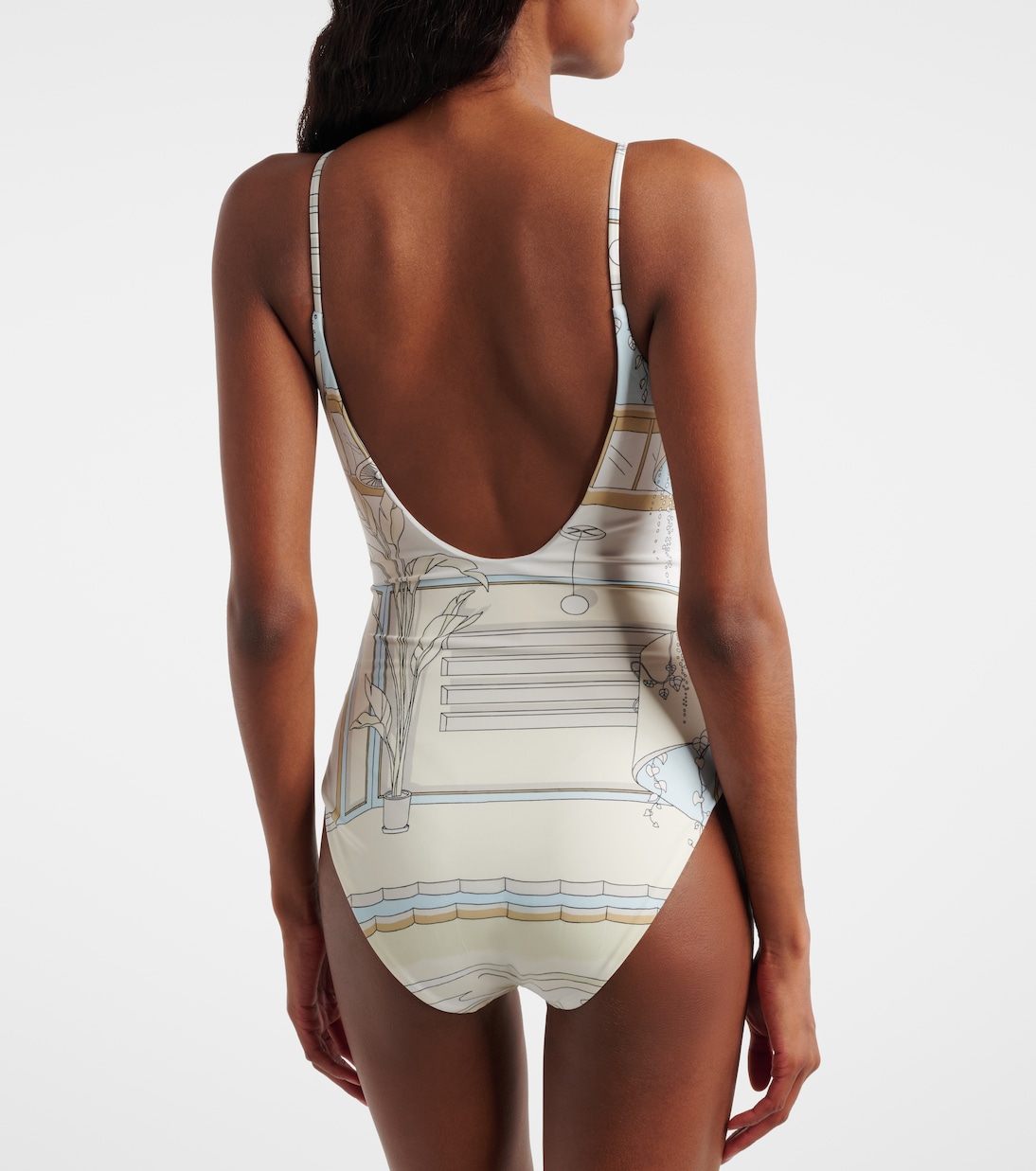 Printed swimsuit  | Tory Burch