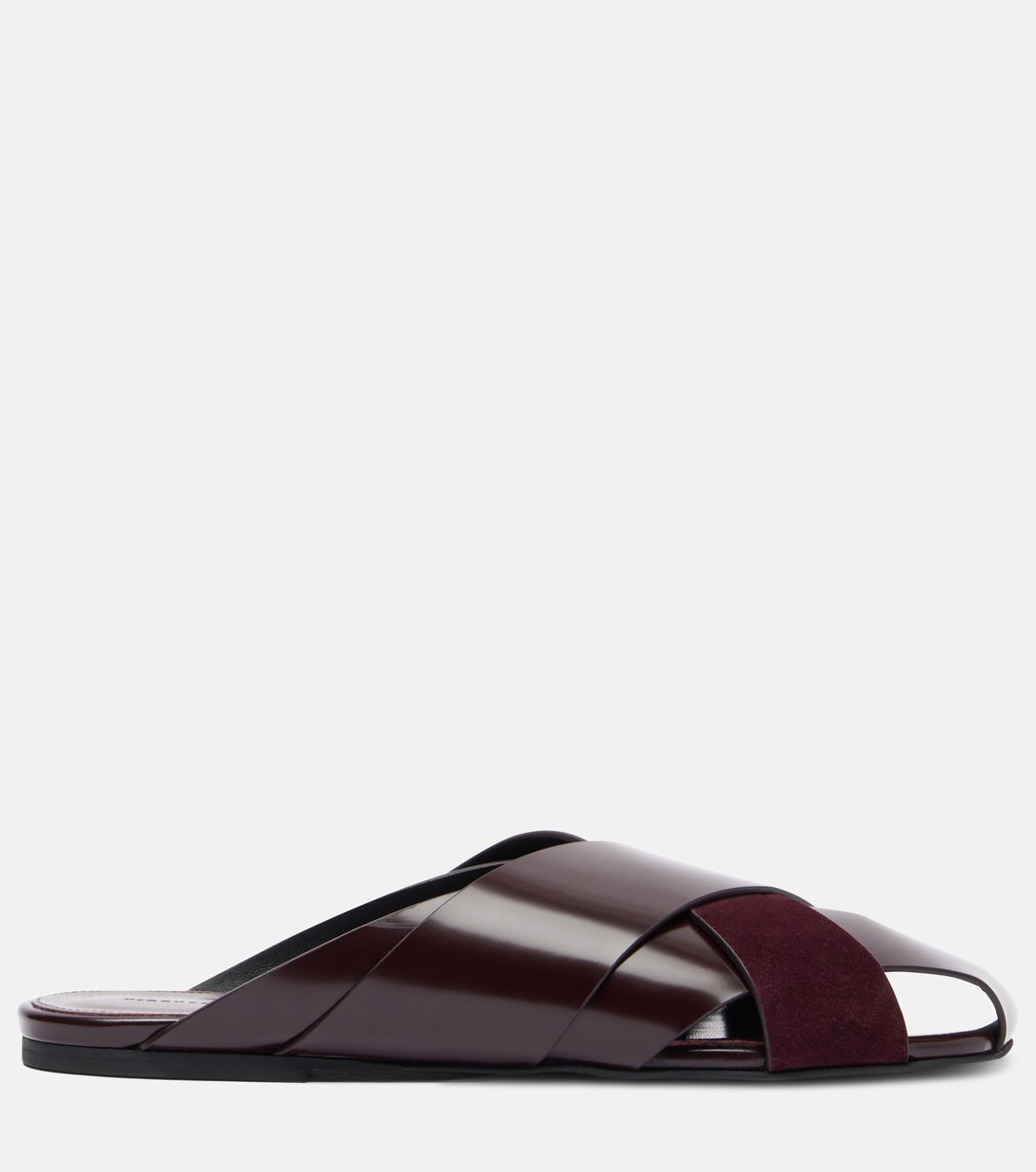 Slant leather sandals | Proenza Schouler