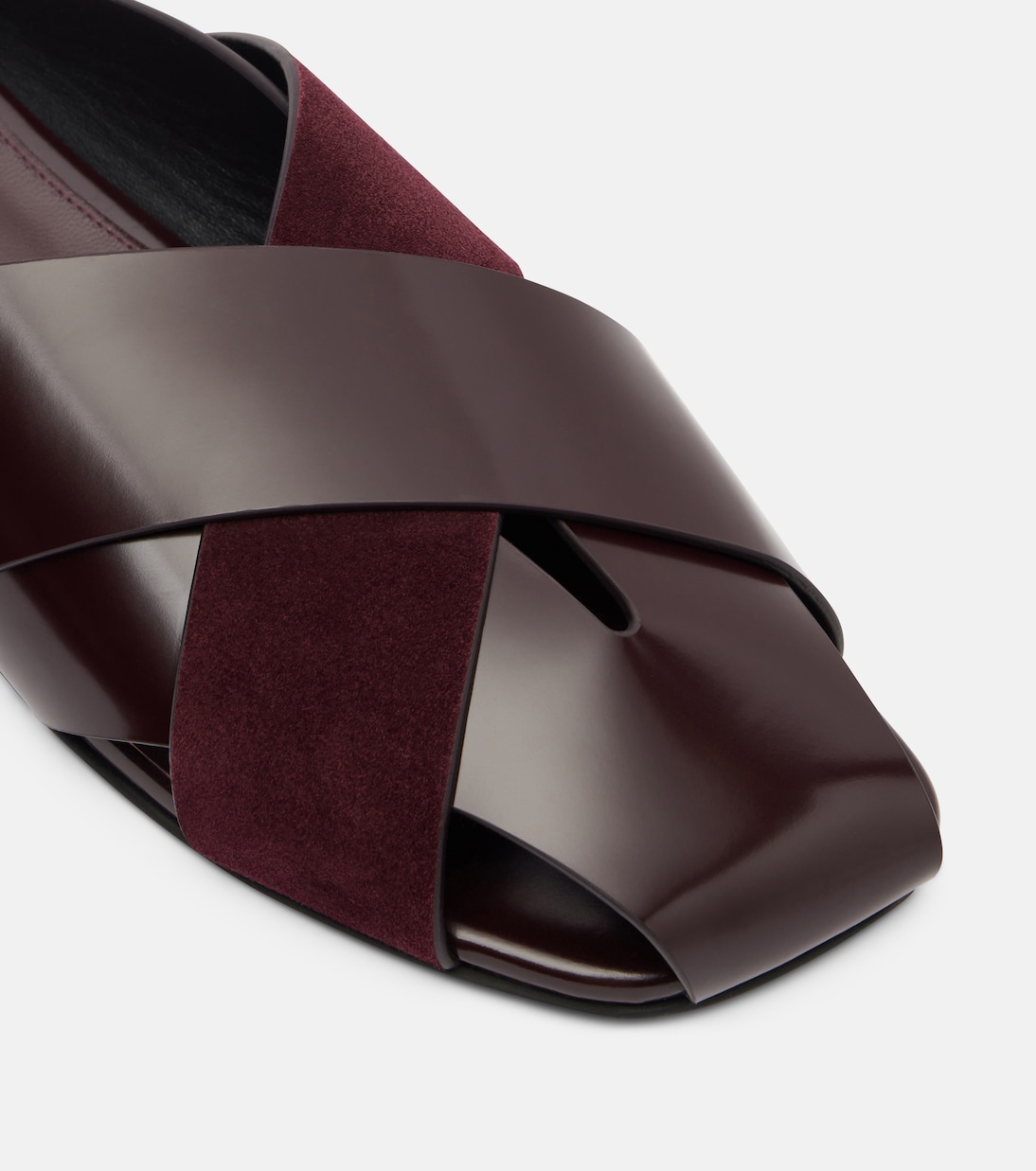 Slant leather sandals | Proenza Schouler
