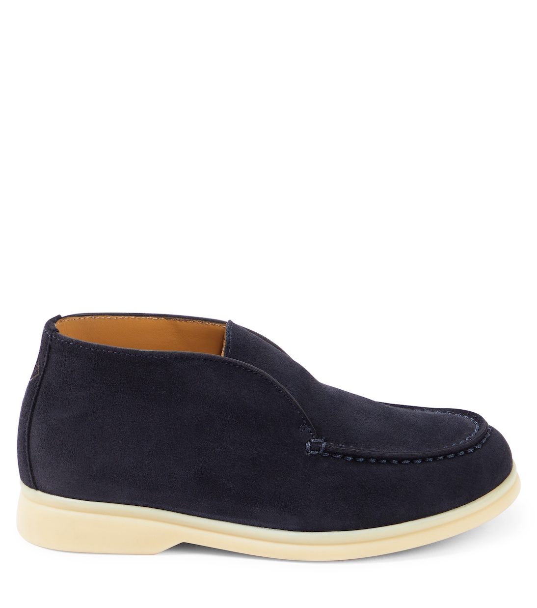 Ankle Boots Open Walk aus Veloursleder | Loro Piana Kids