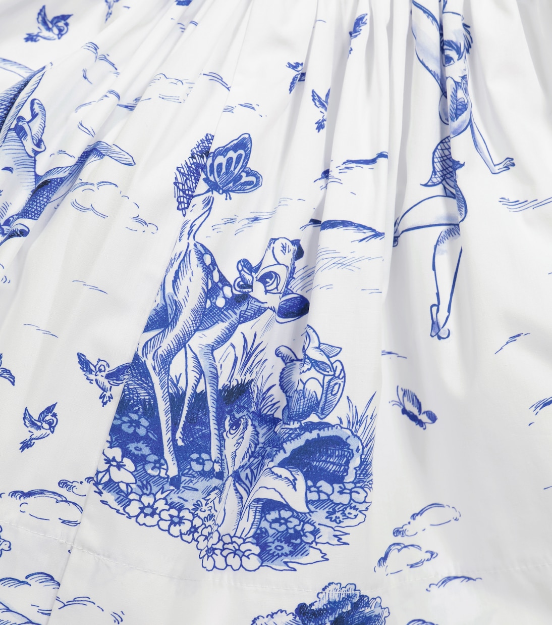 x Disney® printed poplin skirt | Monnalisa