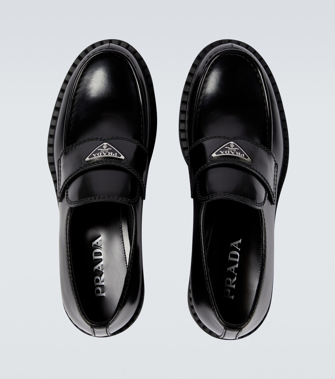 Loafers aus Leder | Prada