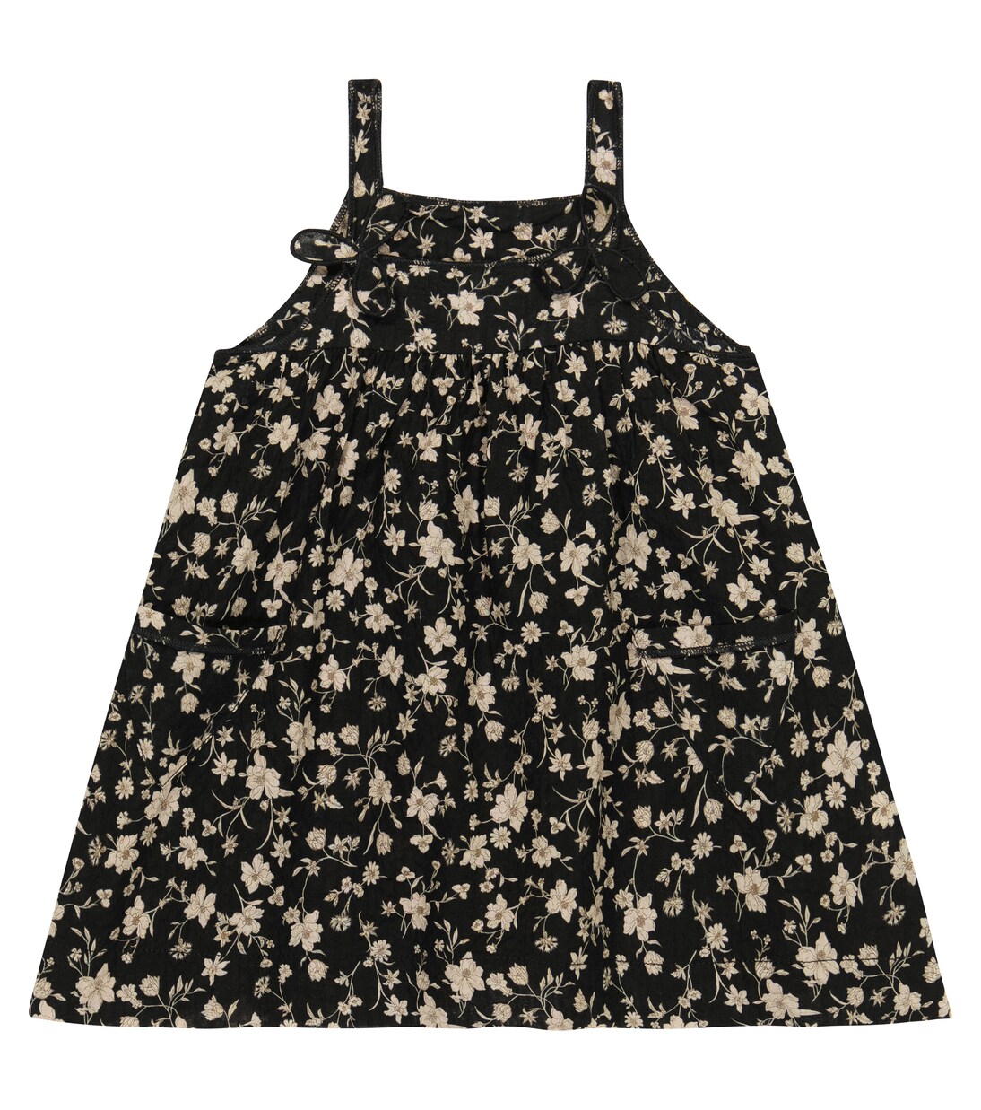 Baby Agave floral cotton dress | Caramel