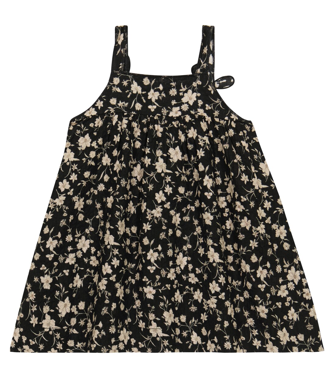 Baby Agave floral cotton dress | Caramel