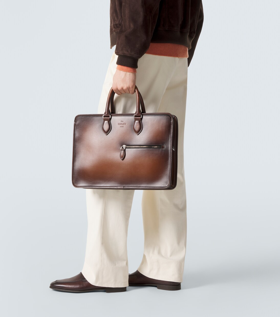 Un Jour leather briefcase | Berluti
