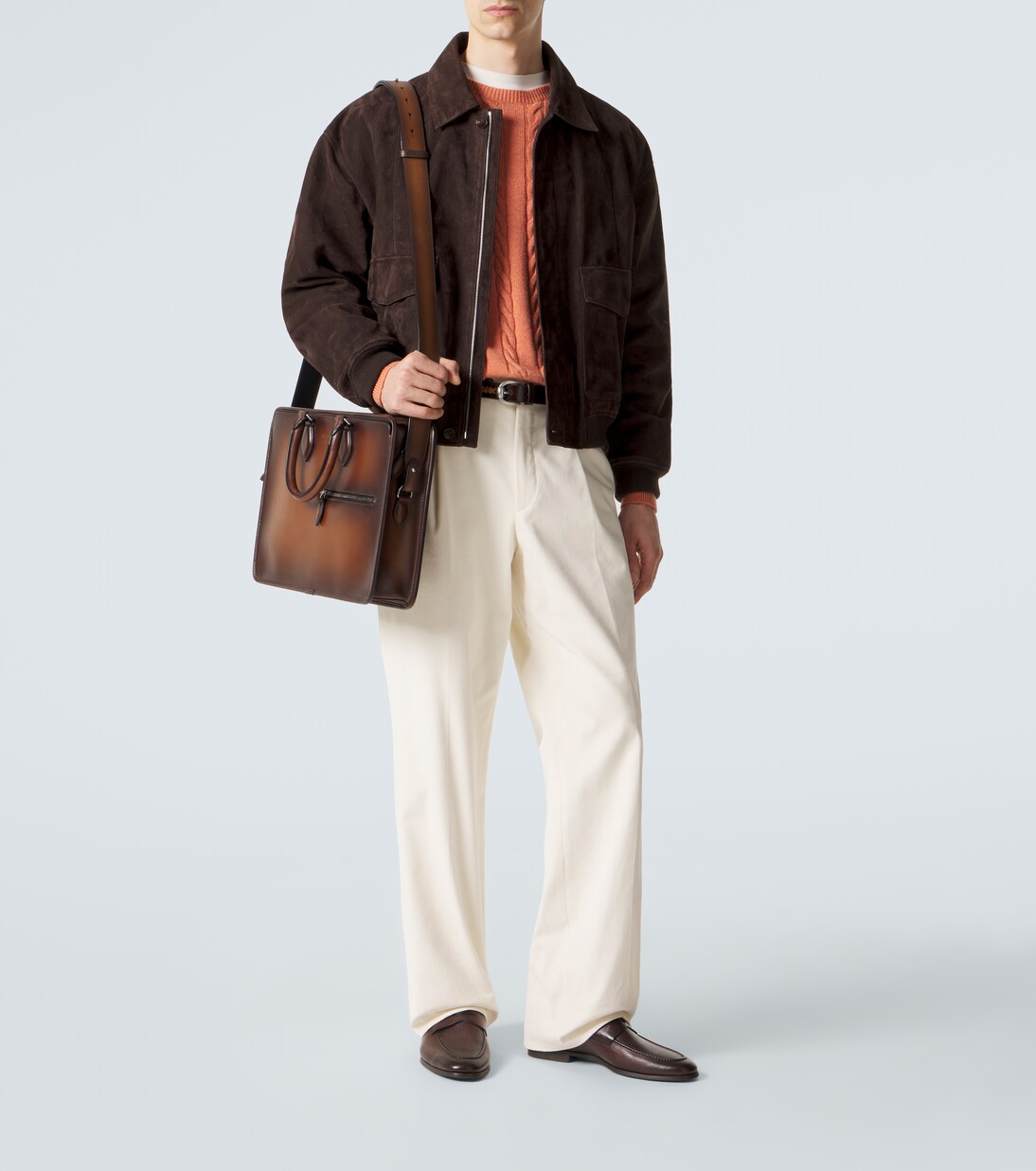 Un Jour leather briefcase | Berluti