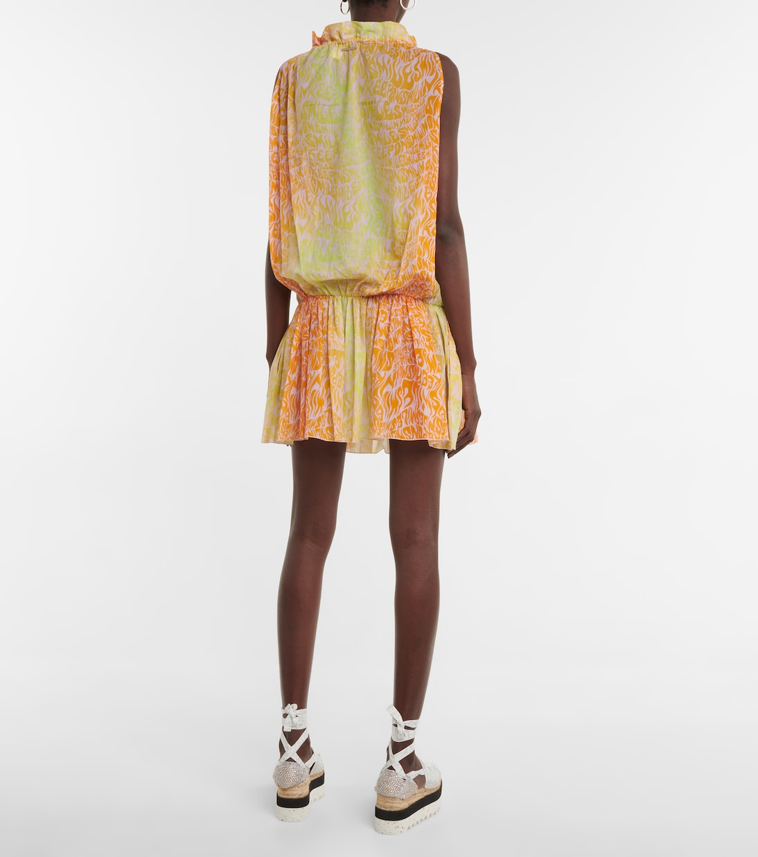 Robe imprimée en coton | Stella McCartney