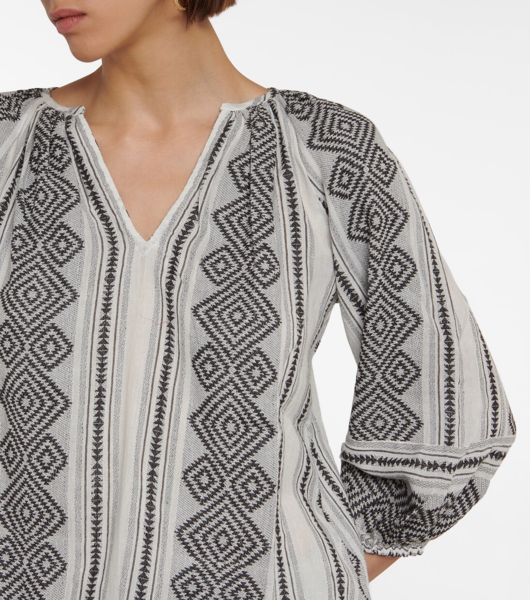 Blouse Louise imprimée en coton | Velvet