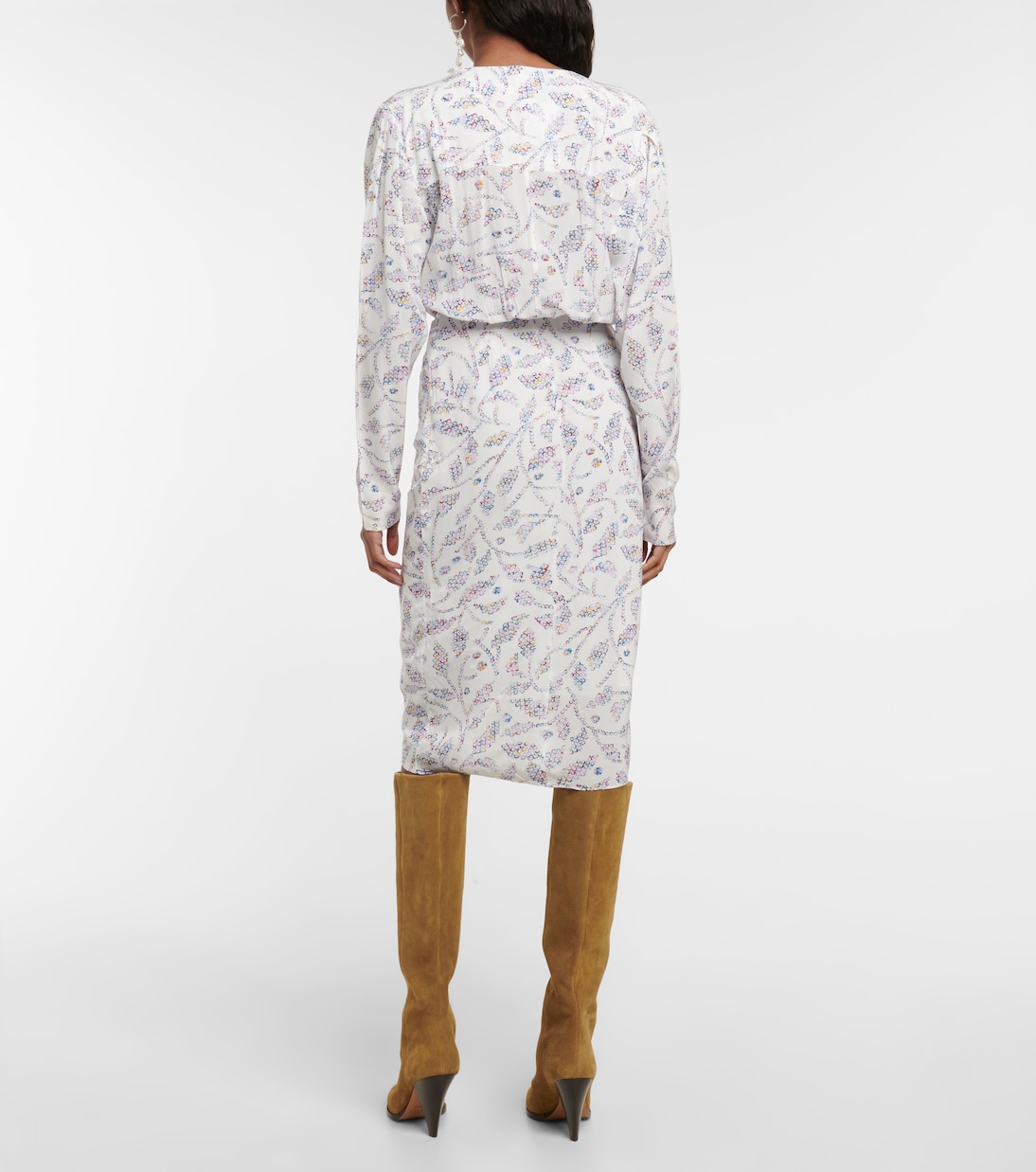 Abito midi Danalia in jersey con stampa | Marant Etoile