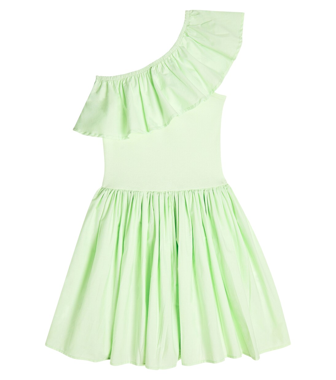 Chloéy ruffled-trimmed cotton dress | Molo