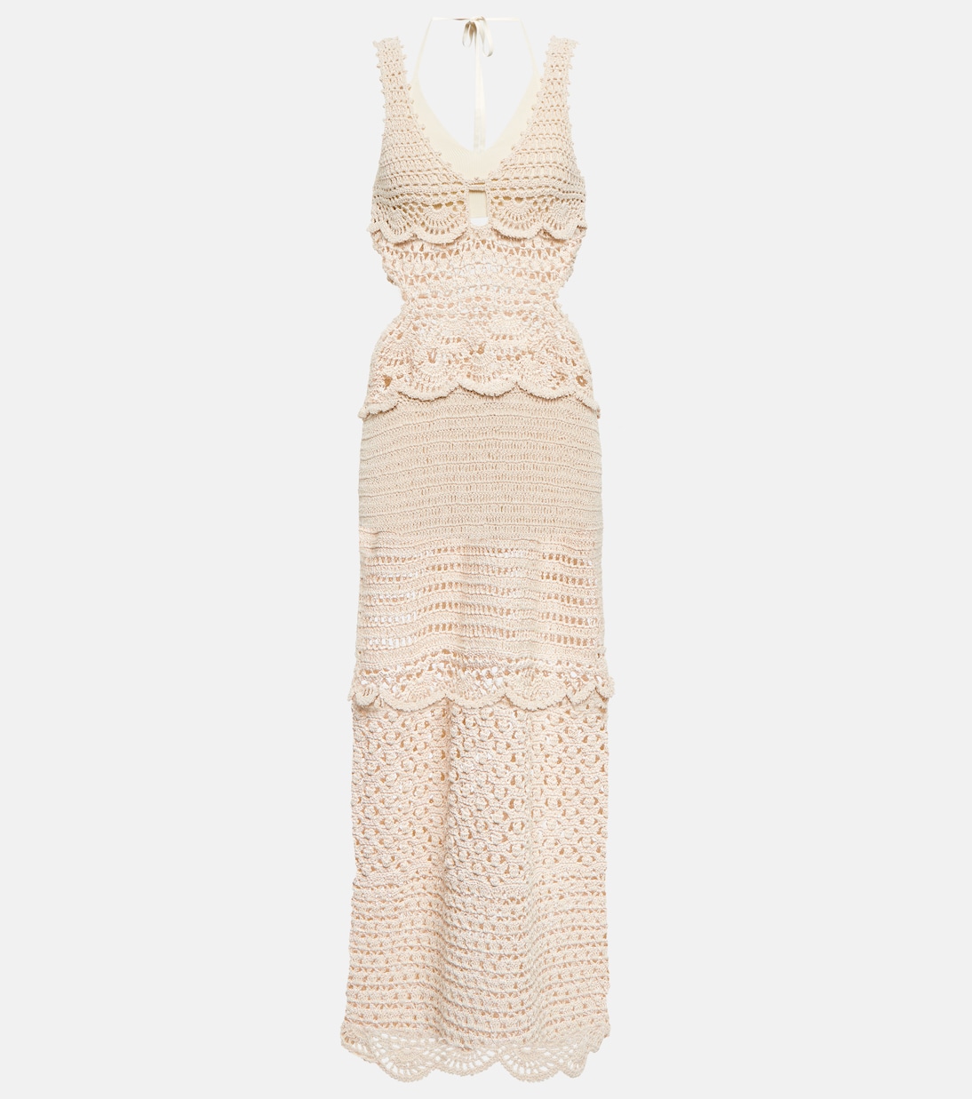 Robe midi Cory en crochet | Simkhai