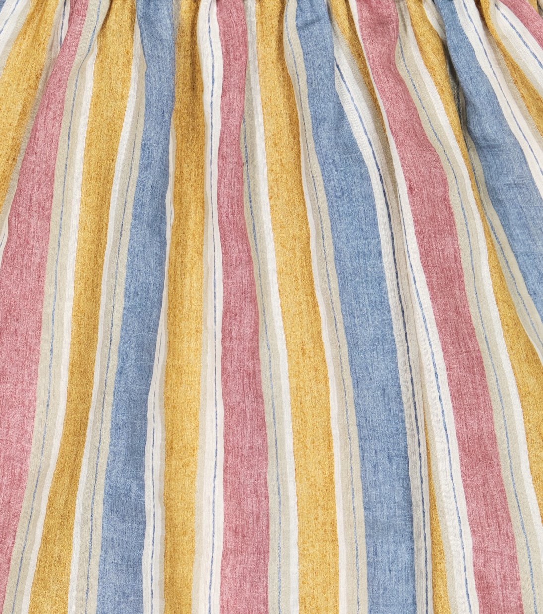 Striped linen-blend dress | Il Gufo