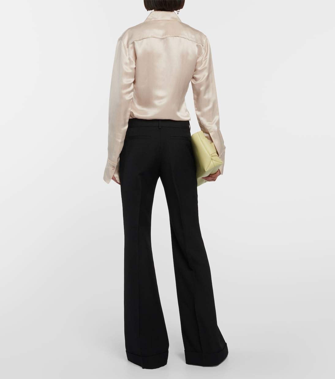 Wide-leg wool-blend pants | Acne Studios