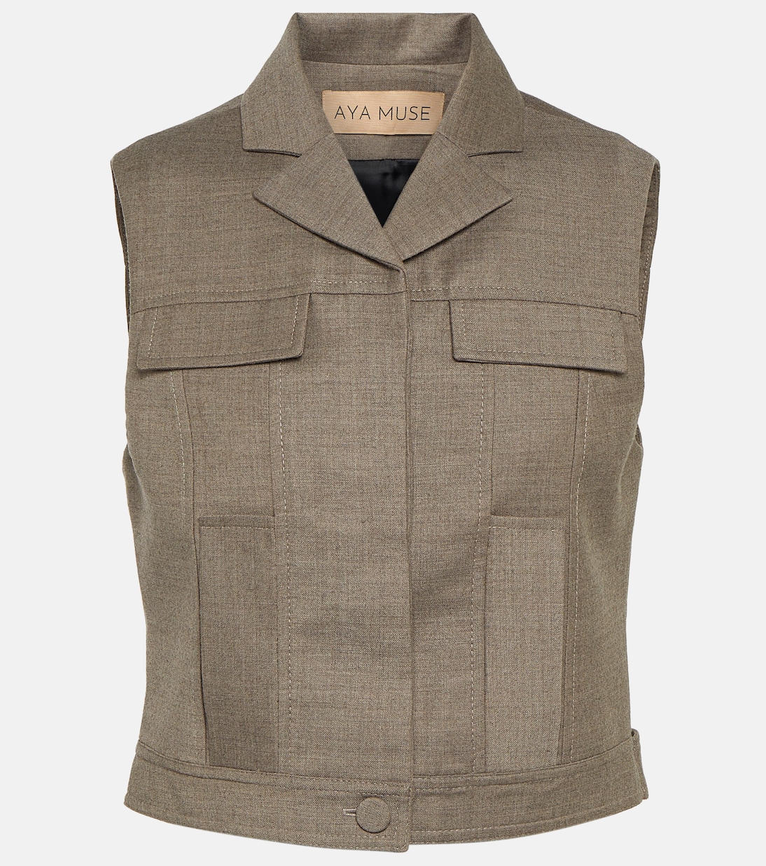 Mia wool crop top | Aya Muse