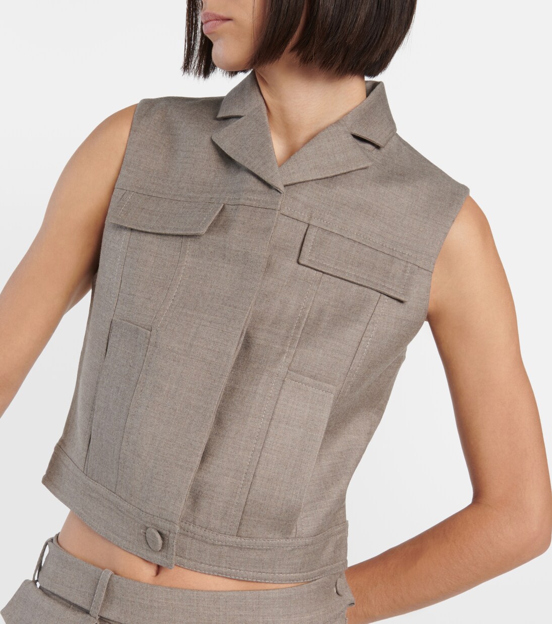 Mia wool crop top | Aya Muse