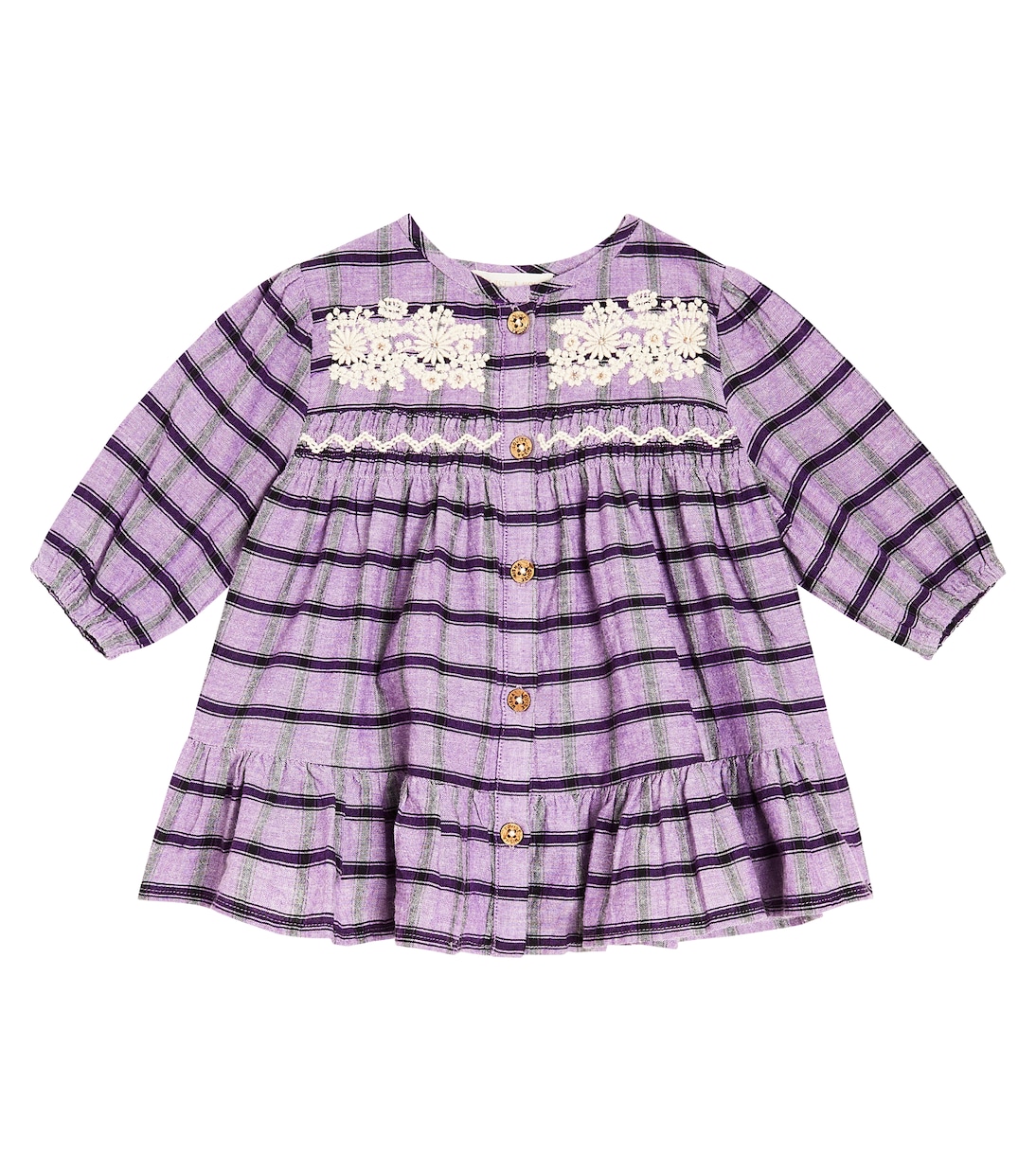 Bébé – Robe Massilia en coton à carreaux | Louise Misha