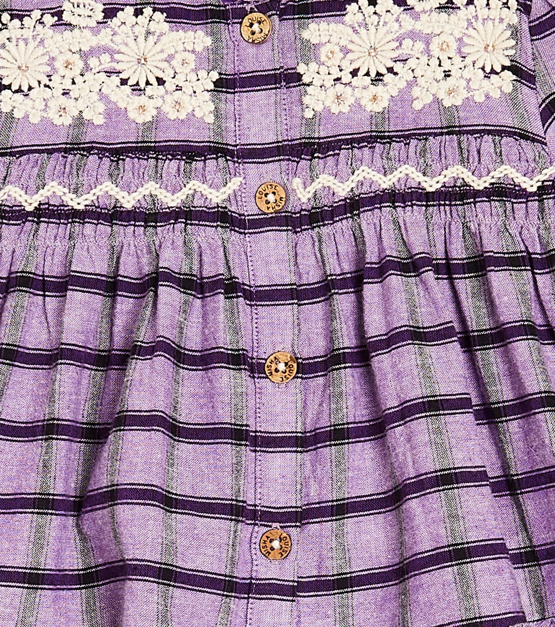 Bébé – Robe Massilia en coton à carreaux | Louise Misha