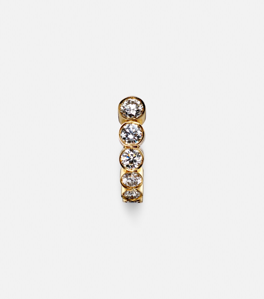Boucle Ensemble Petite 18kt gold single earring with diamonds  | Sophie Bille Brahe