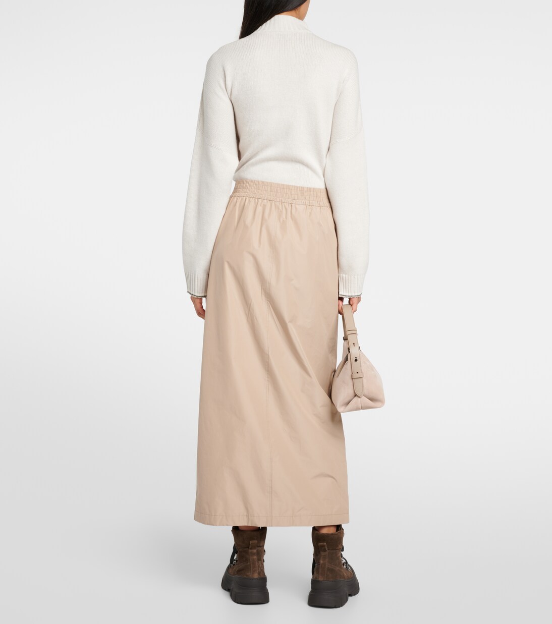 Maxirock aus Taft | Brunello Cucinelli