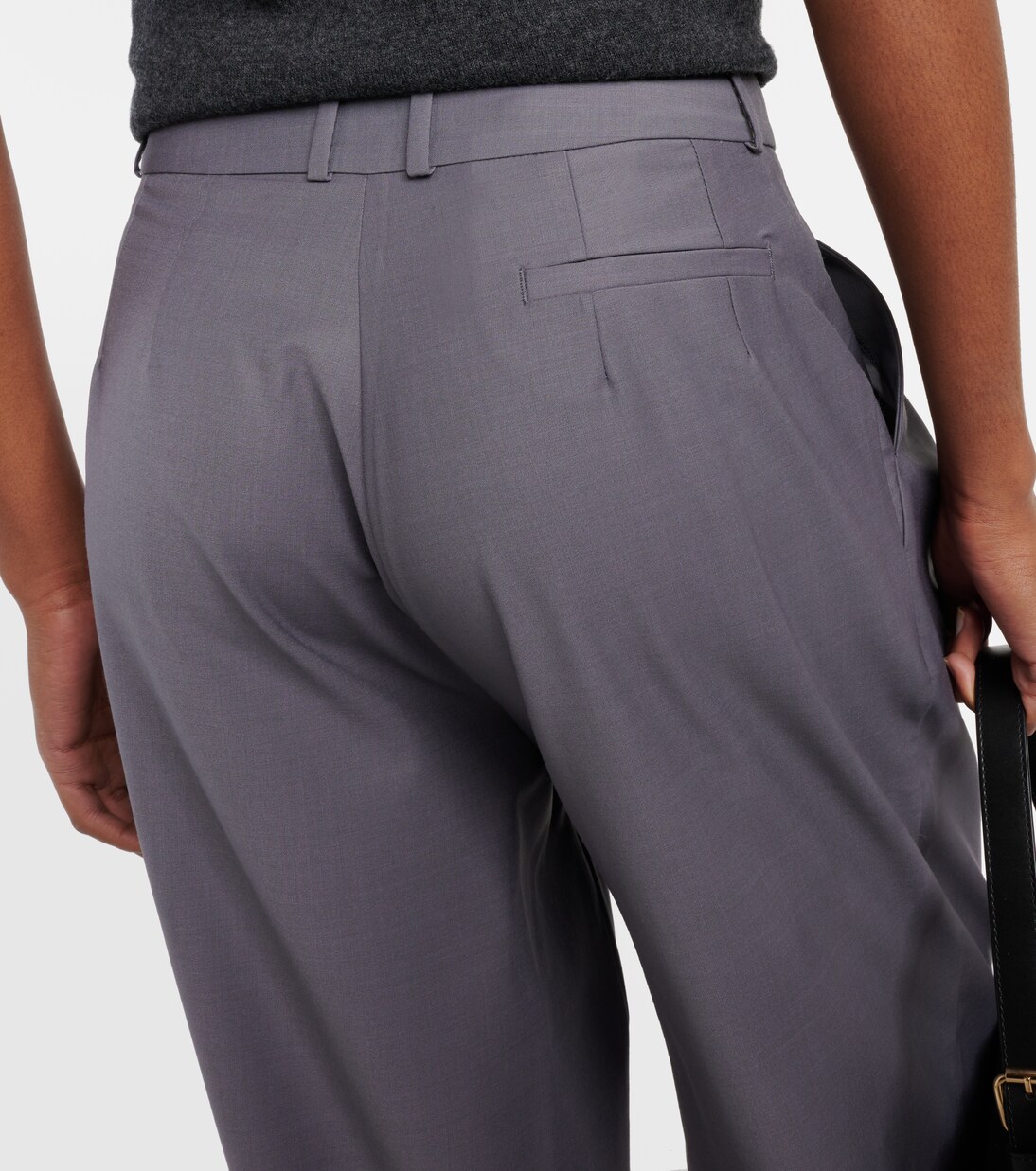 Pantalon droit Ripley à taille haute | The Frankie Shop