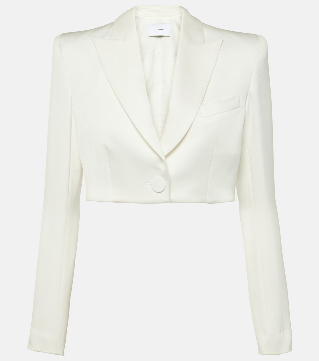 Cropped-Blazer aus Satin | Alex Perry