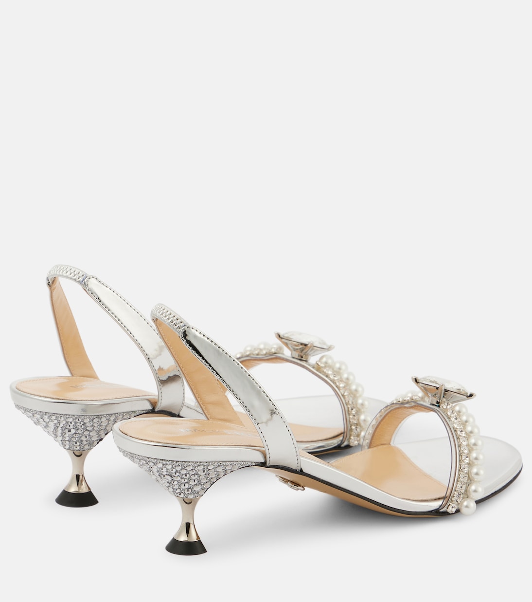 Verzierte Slingback-Sandalen Diamond Of Elizabeth 55  | Mach & Mach