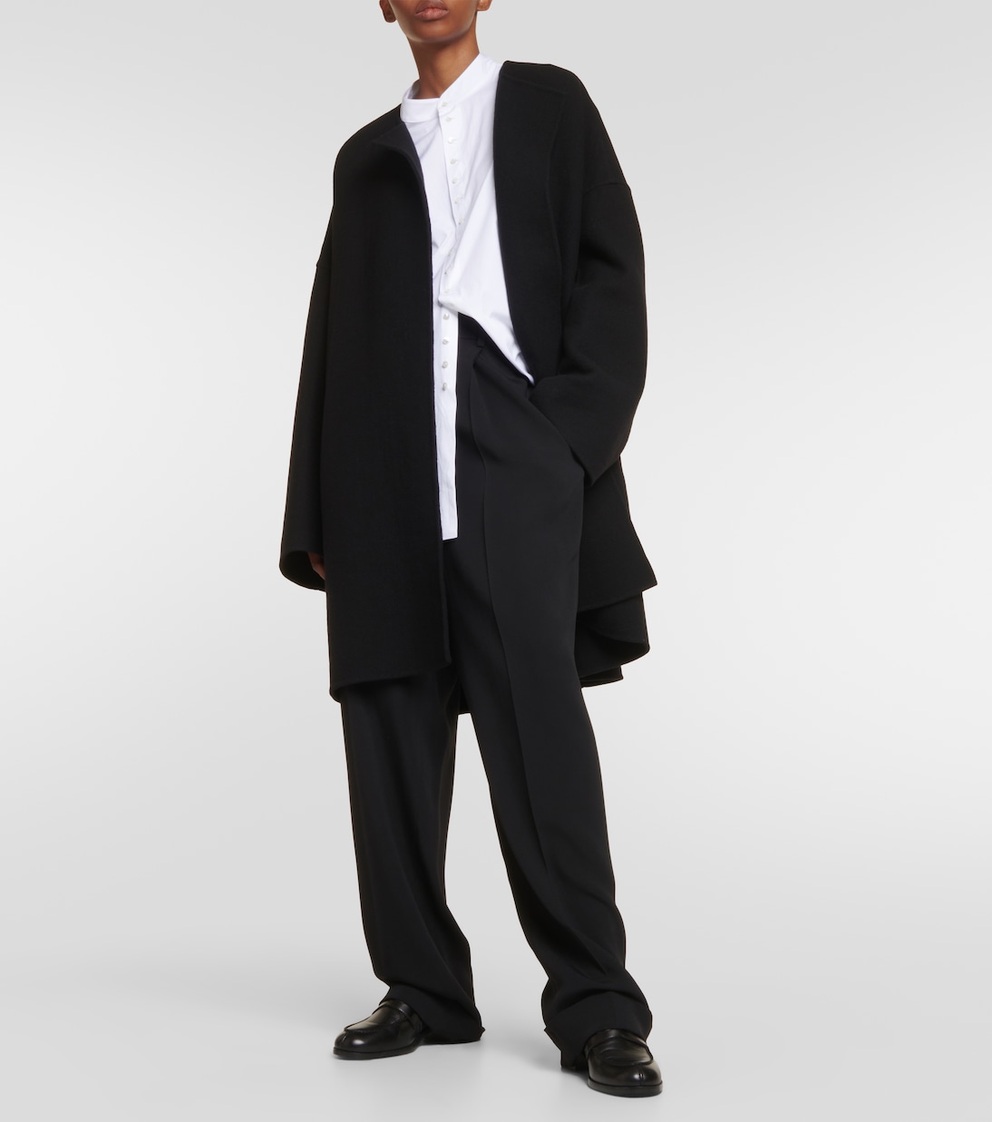 Weite High-Rise-Hose | The Row