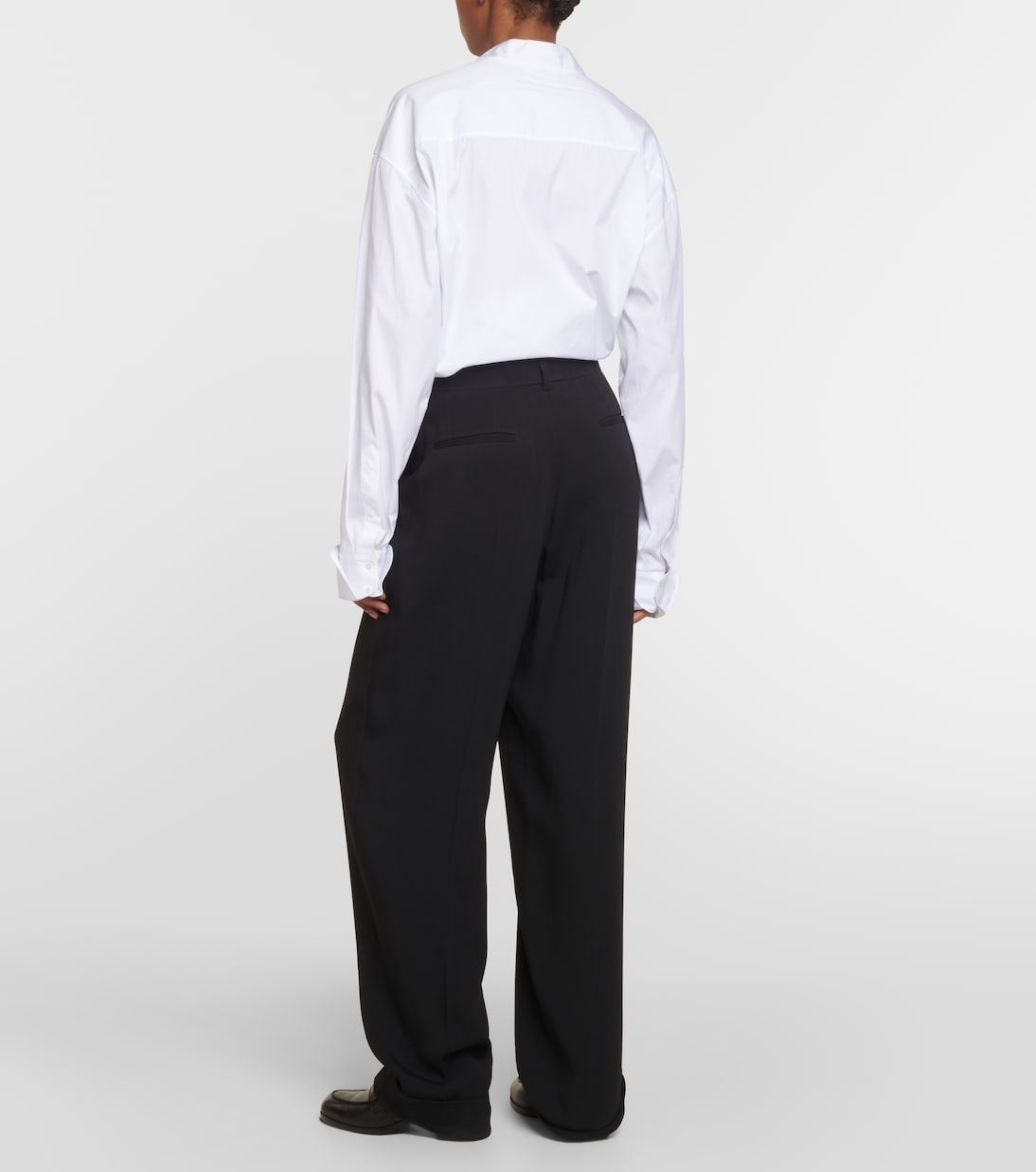 Weite High-Rise-Hose | The Row