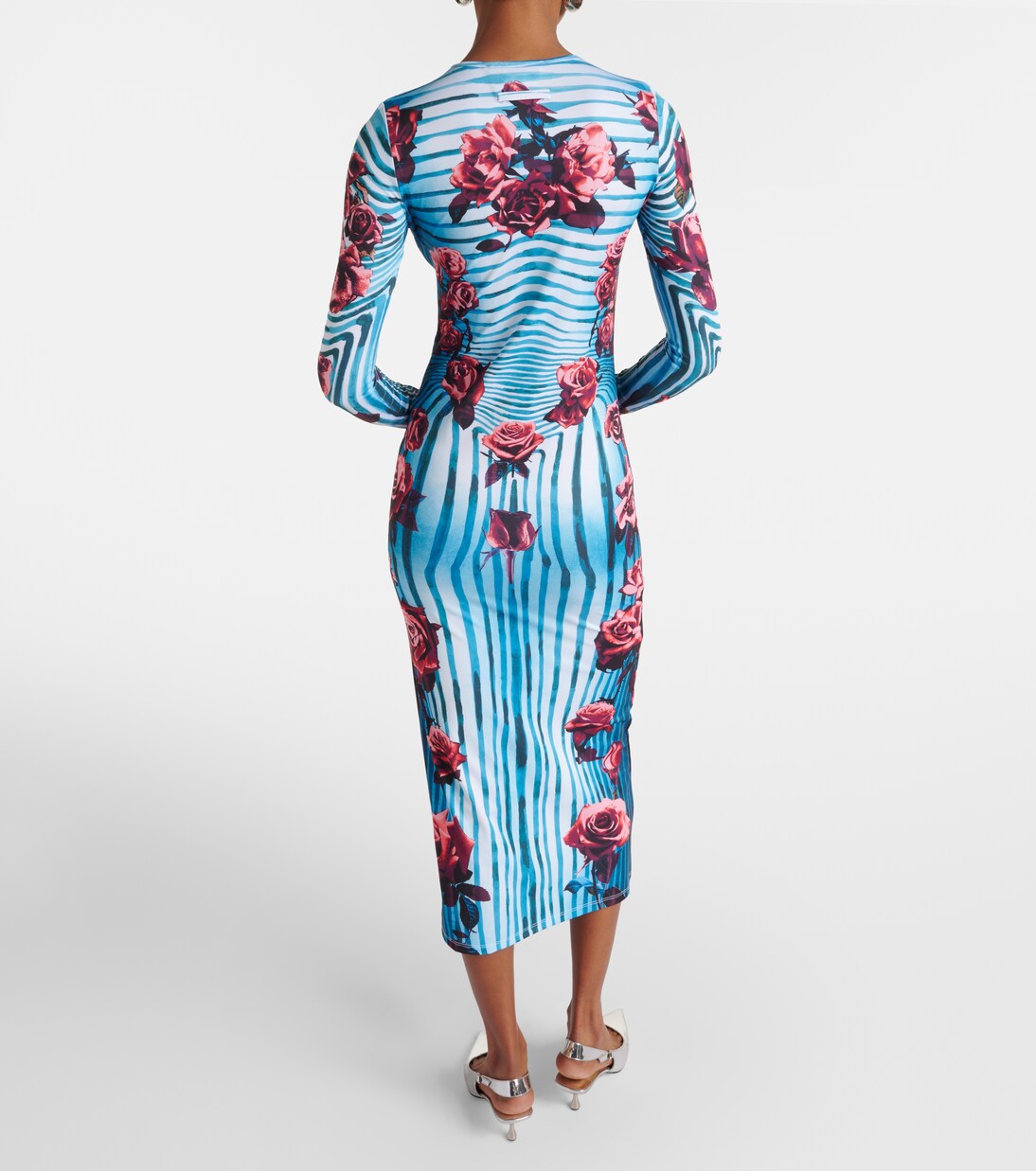 Robe midi à fleurs | Jean Paul Gaultier