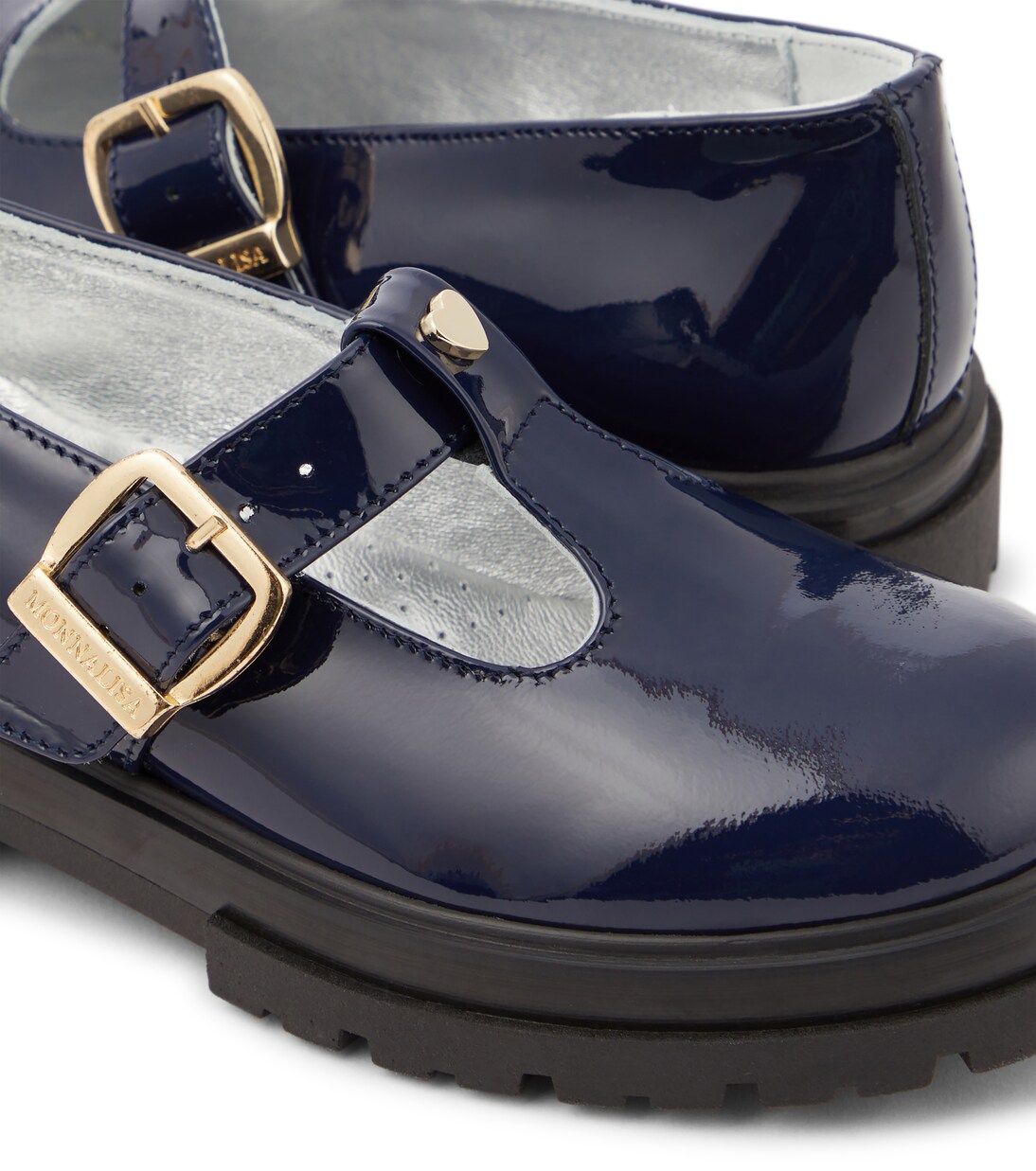 T-bar patent leather flats | Monnalisa