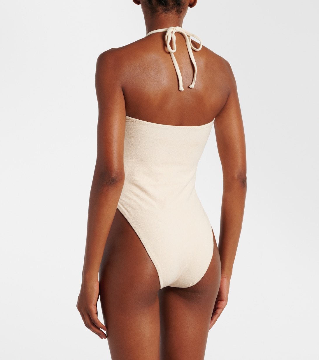 Floral-appliqué cutout swimsuit | Same