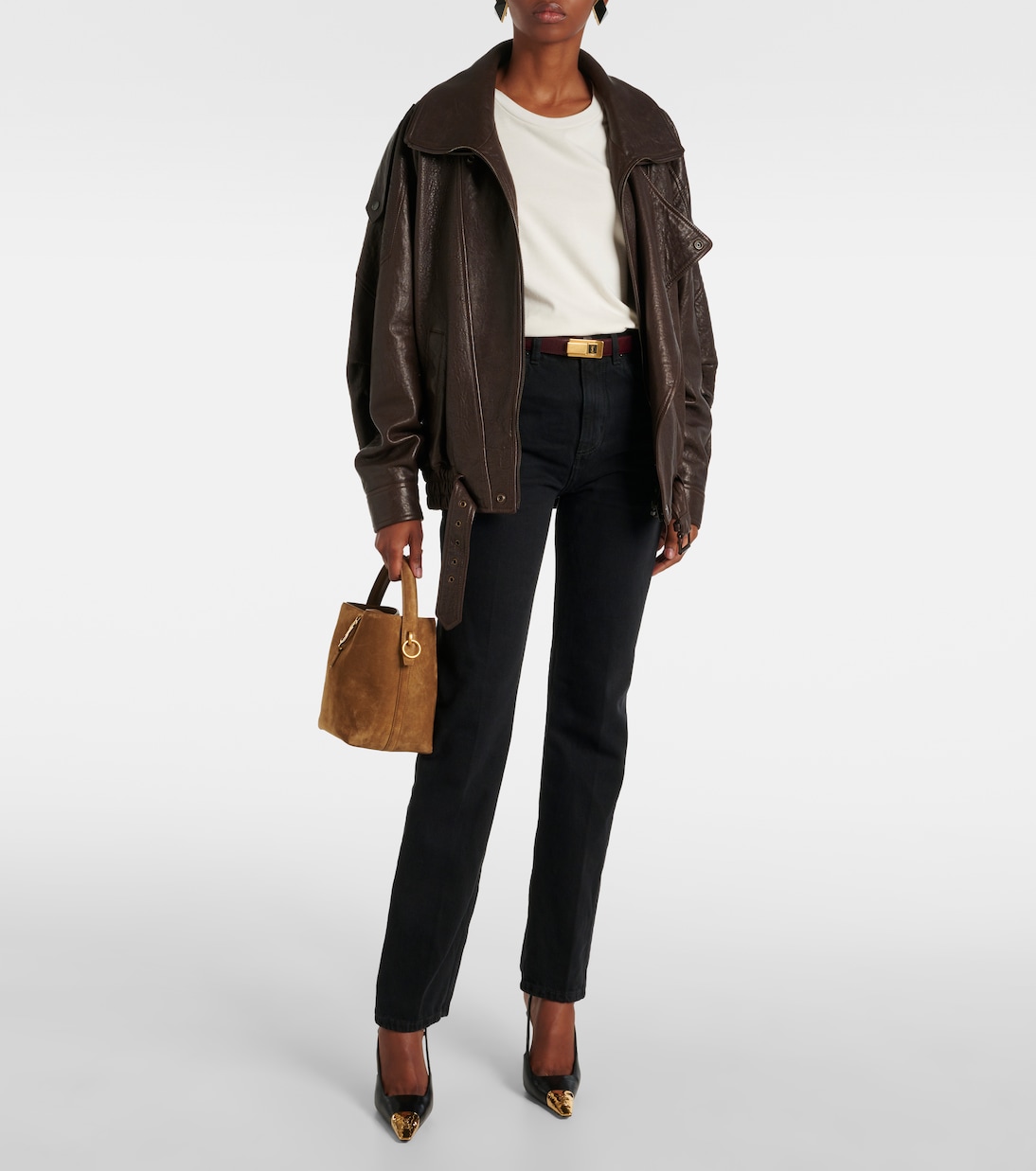 Cotton-blend jersey T-shirt | Saint Laurent