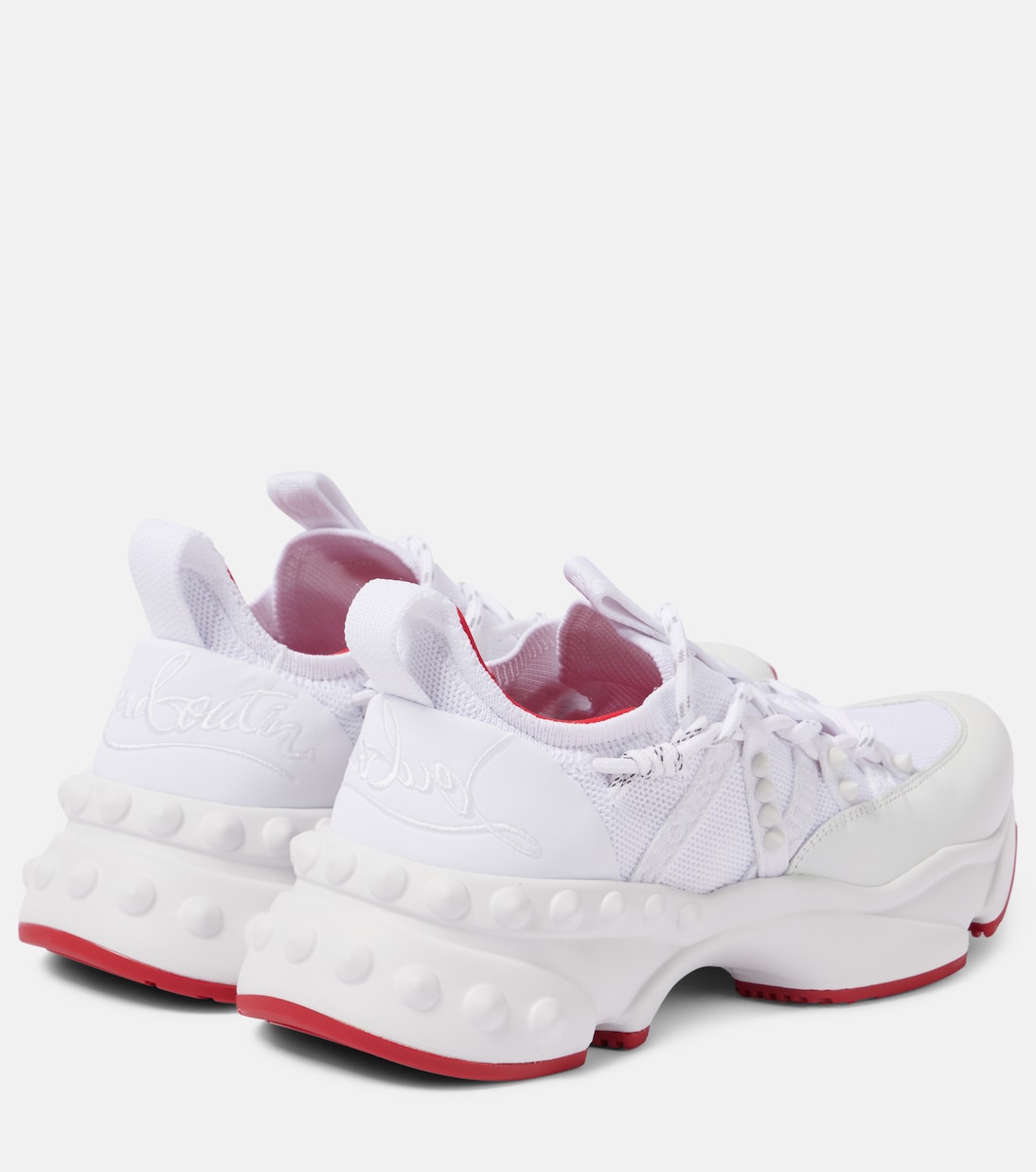 Trailnrun leather-trimmed sneakers | Christian Louboutin