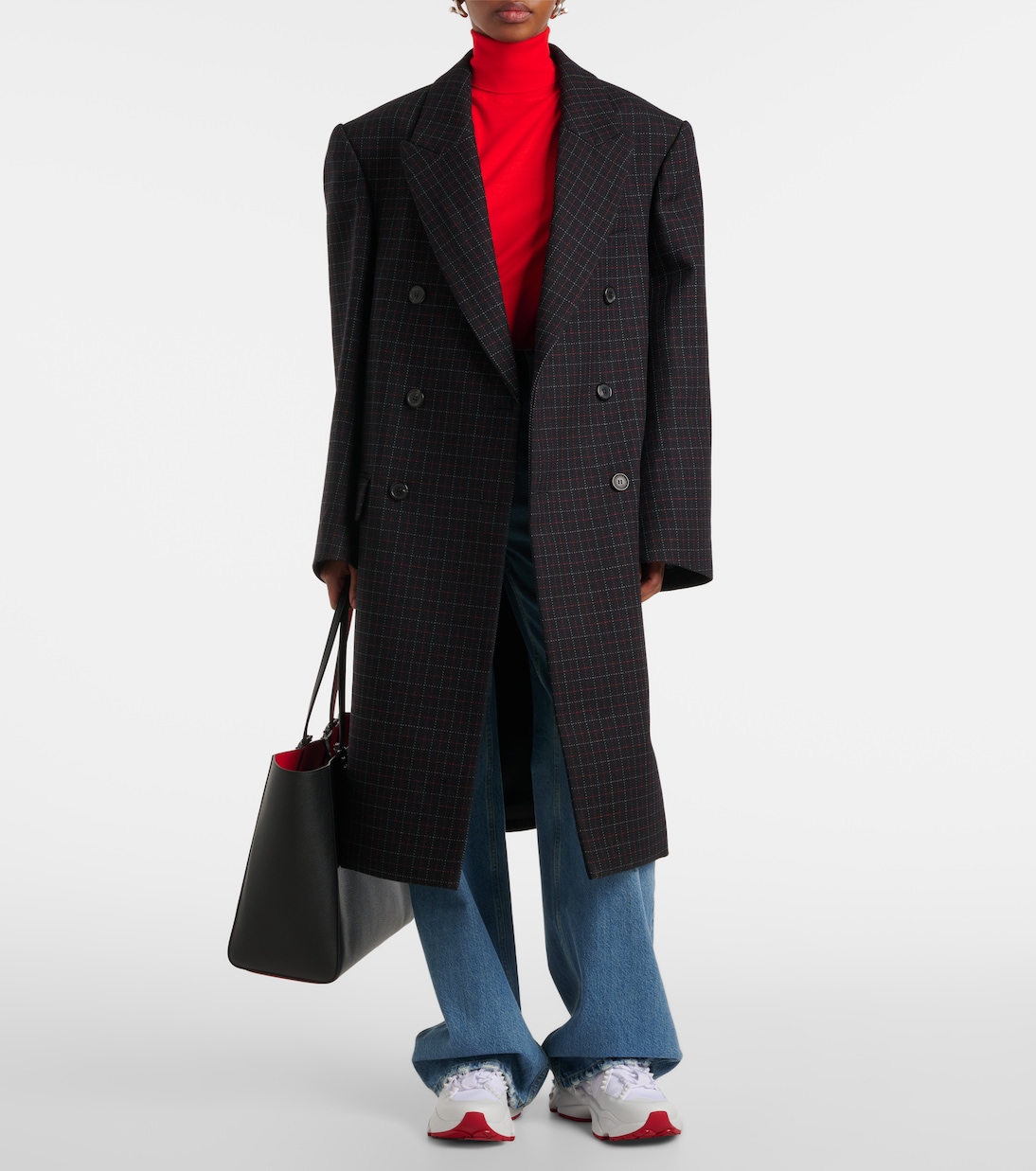 Trailnrun leather-trimmed sneakers | Christian Louboutin