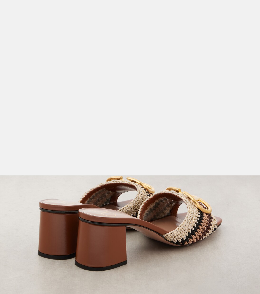 VLogo Signature crochet mules | Valentino Garavani
